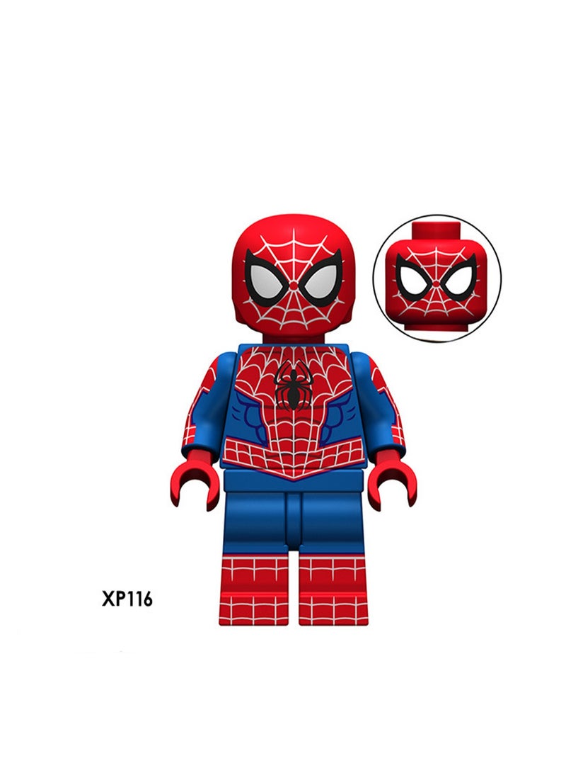 8-Piece Spider-Man Series Building Blocks Minifigures Model Toys Suitable For Boys Gifts Bag Pack