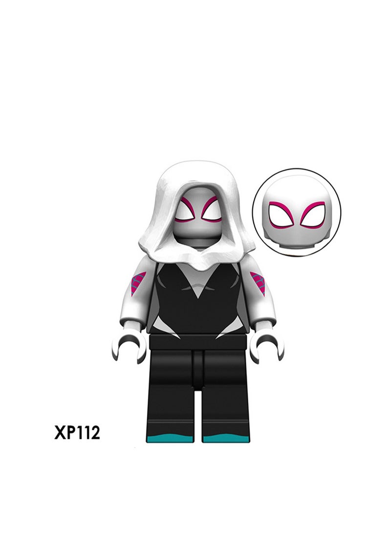 8-Piece Spider-Man Series Building Blocks Minifigures Model Toys Suitable For Boys Gifts Bag Pack