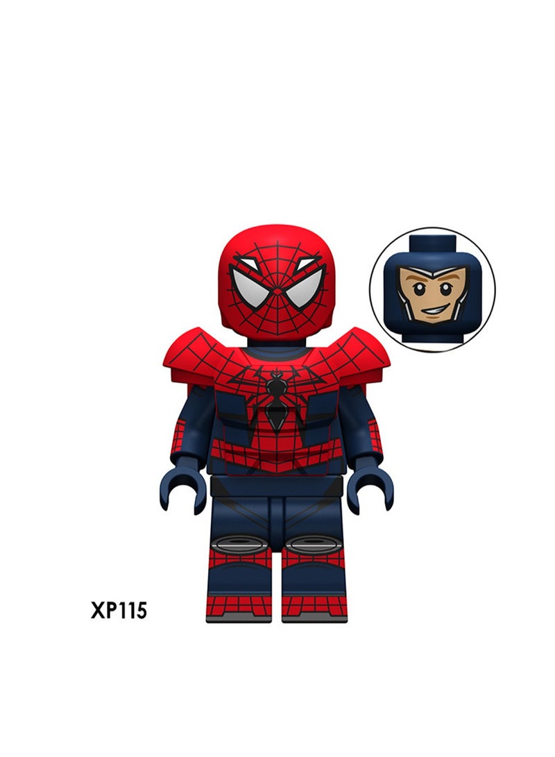 8-Piece Spider-Man Series Building Blocks Minifigures Model Toys Suitable For Boys Gifts Bag Pack