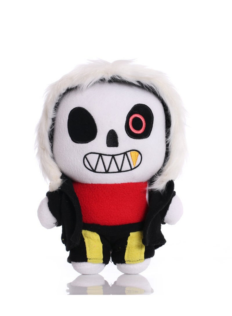 Undertale Plush Toy Game Peripheral Doll Cartoon Character Children's Birthday Gift (Winter Clothes White Skeleton)