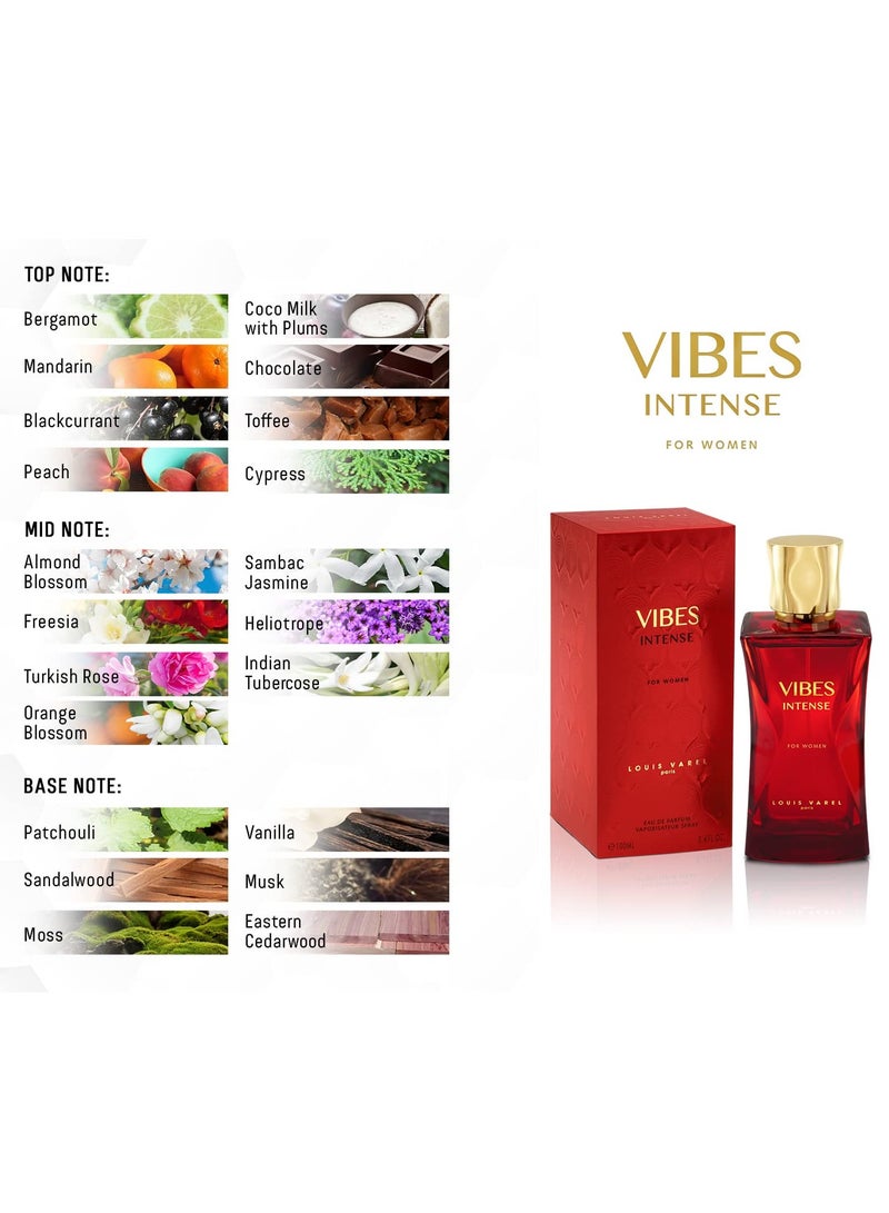 LOUIS VAREL VIBES INTENSE EDP WOMEN 100ML