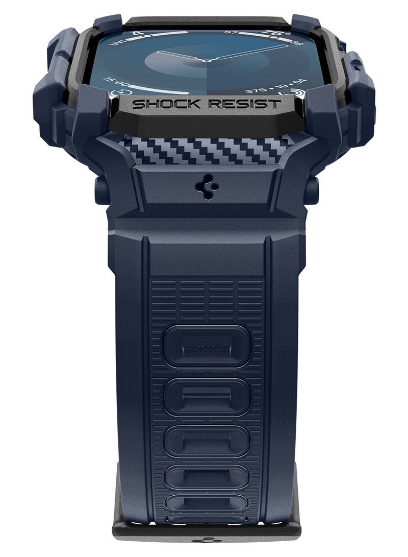 Rugged Armor Pro for Apple Watch Series 10 (42mm) Case with Band - Navy Blue