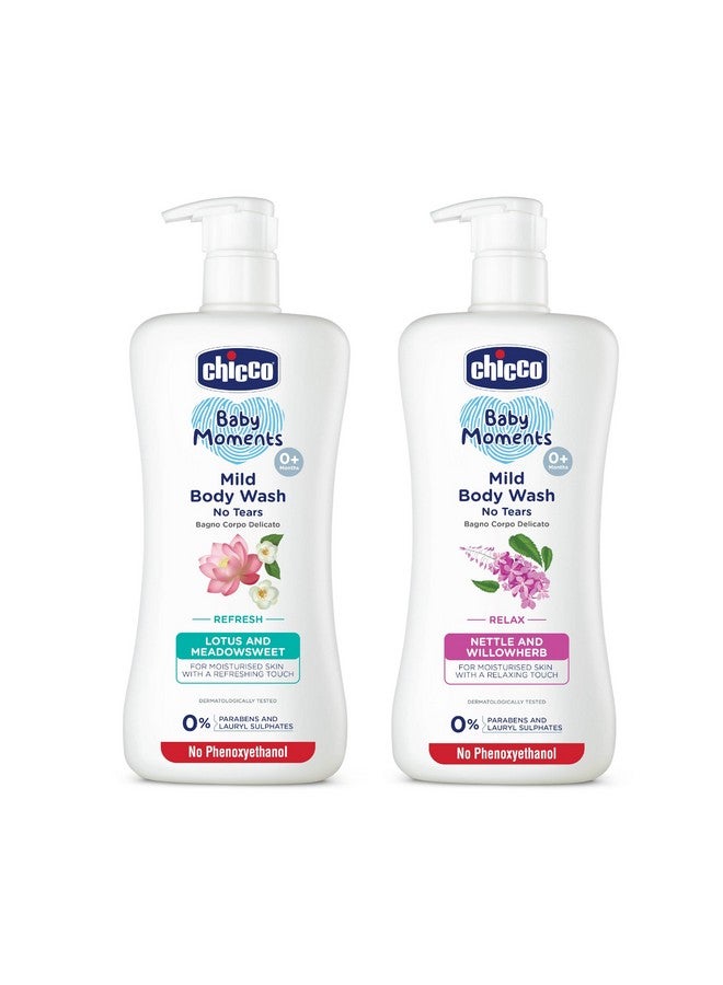 Mild Body Wash Set - Refresh & Relax (2 X 500Ml Bottles)