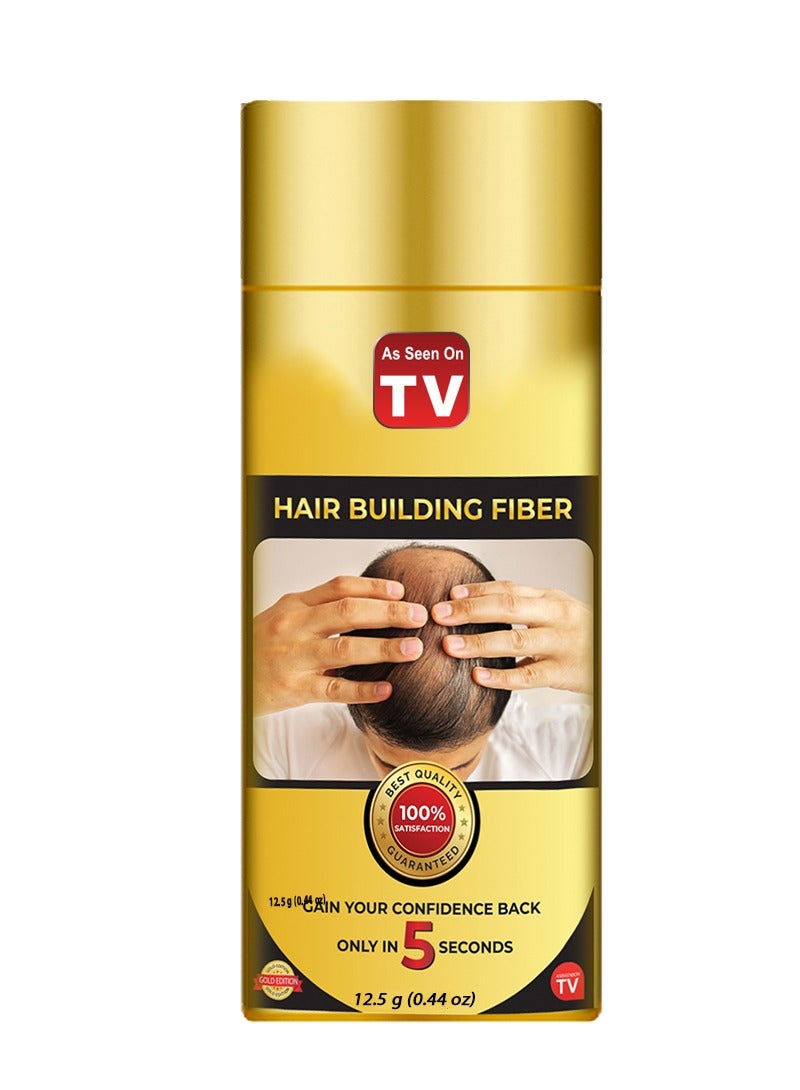 Hair Building Fiber White 12.5g - Instant Hair Volumizer