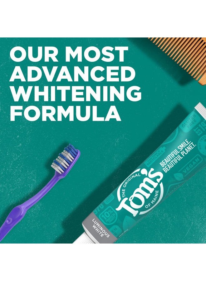 Natural Luminous White Toothpaste With Fluoride Clean Mint 4.7 Oz. (Packaging May Vary)