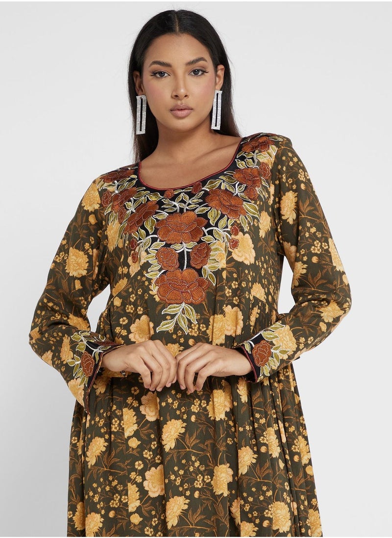 All Over Printed Jalabiya