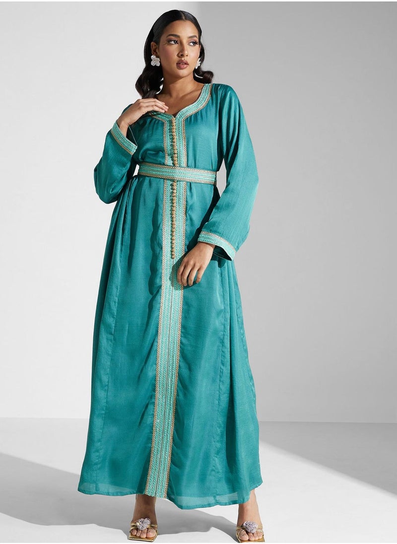 Belted Jalabiya