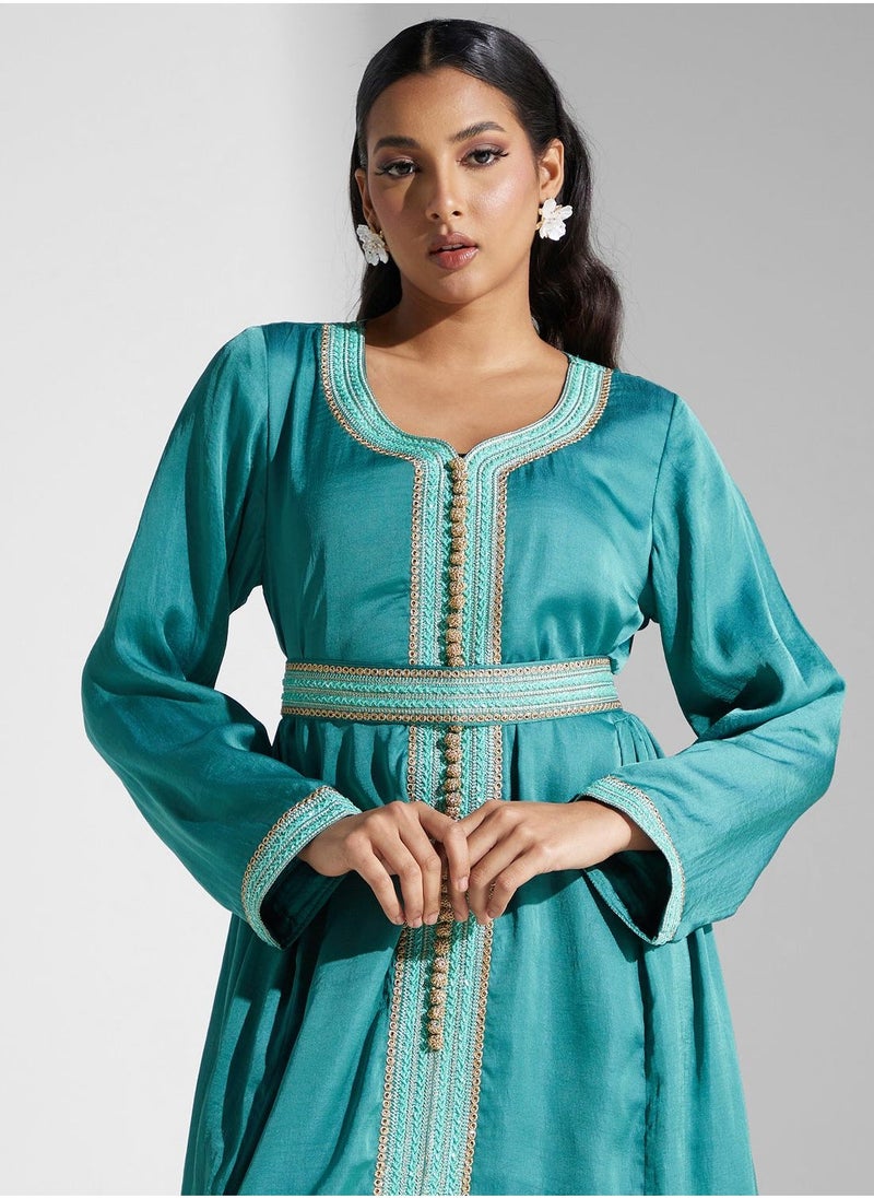 Belted Jalabiya