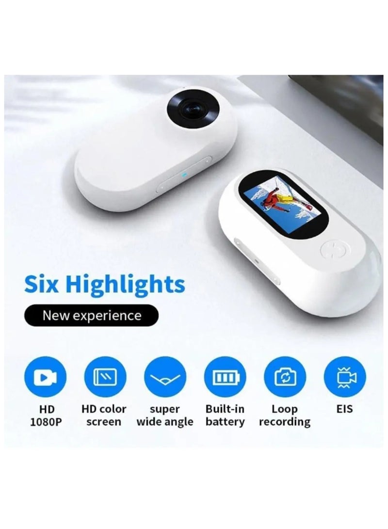 HD 1080P Wireless Collar Camera No WiFi Needed Dog Cat Pet Camera Collar Mini Body Cam Video Records