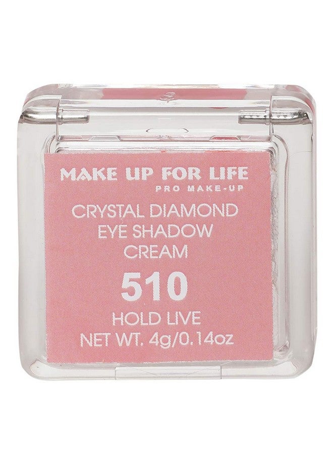 Crystal Diamond Eyeshadow Cream-510, Red, 4 G