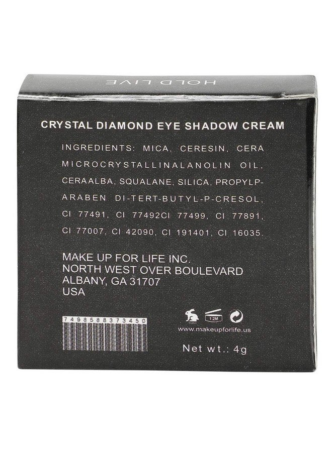 Crystal Diamond Eyeshadow Cream-510, Red, 4 G