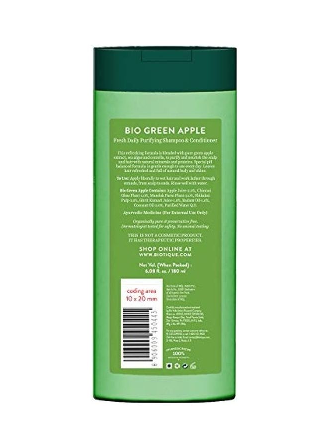 Green Apple Fresh Daily Purifying Shampoo And Conditioner Multicolour 180ml