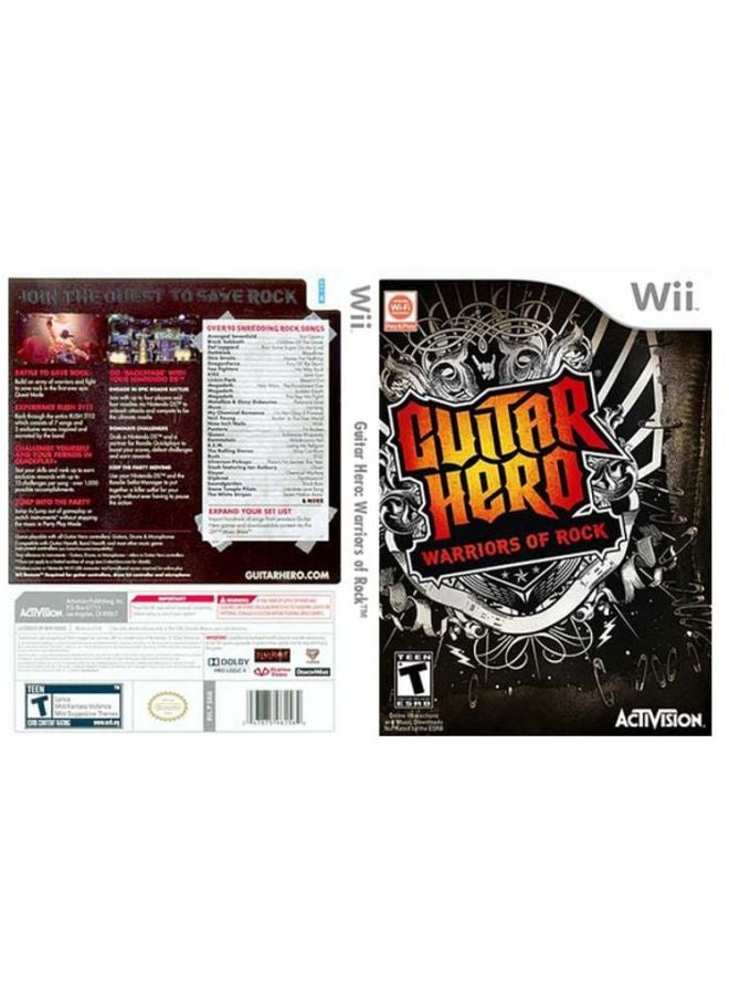 Guitar Hero: Warriors Of Rock (Intl Version) - Music & Dancing - Nintendo Wii