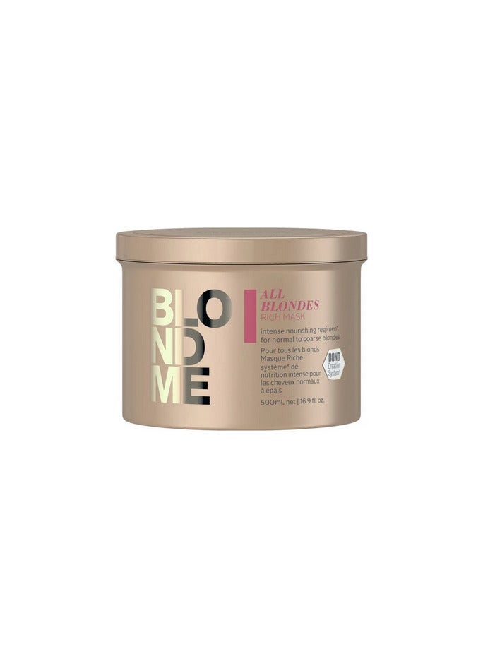 Schwarzkopf Professional BlondME Rich Mask 500ml