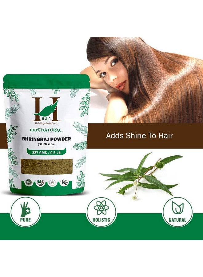 Natural Bhringraj (Eclipta Alba) Powder 227G 0.5 Lb 08 Oz For Hair Growth Rejuvenator