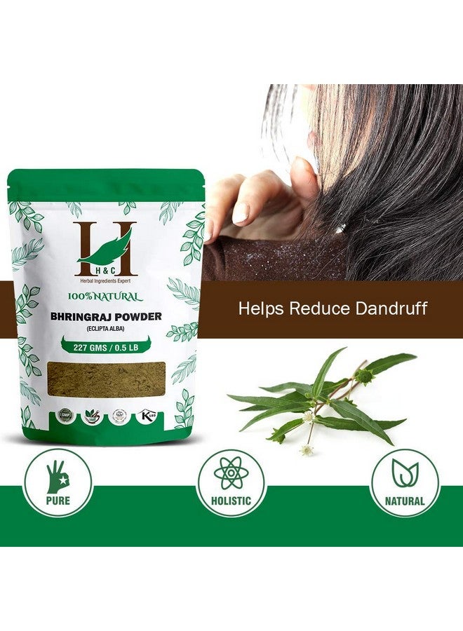 Natural Bhringraj (Eclipta Alba) Powder 227G 0.5 Lb 08 Oz For Hair Growth Rejuvenator