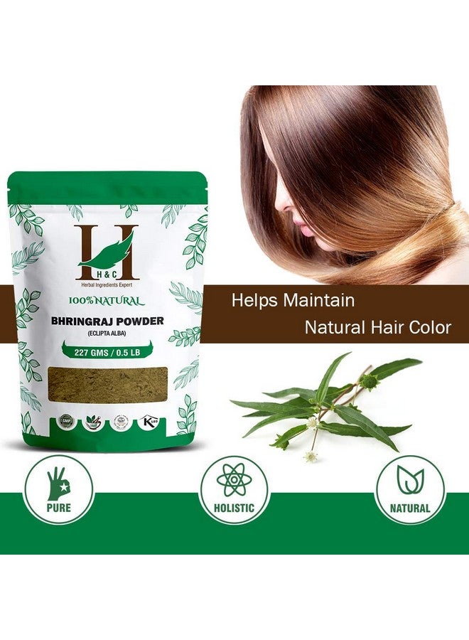 Natural Bhringraj (Eclipta Alba) Powder 227G 0.5 Lb 08 Oz For Hair Growth Rejuvenator