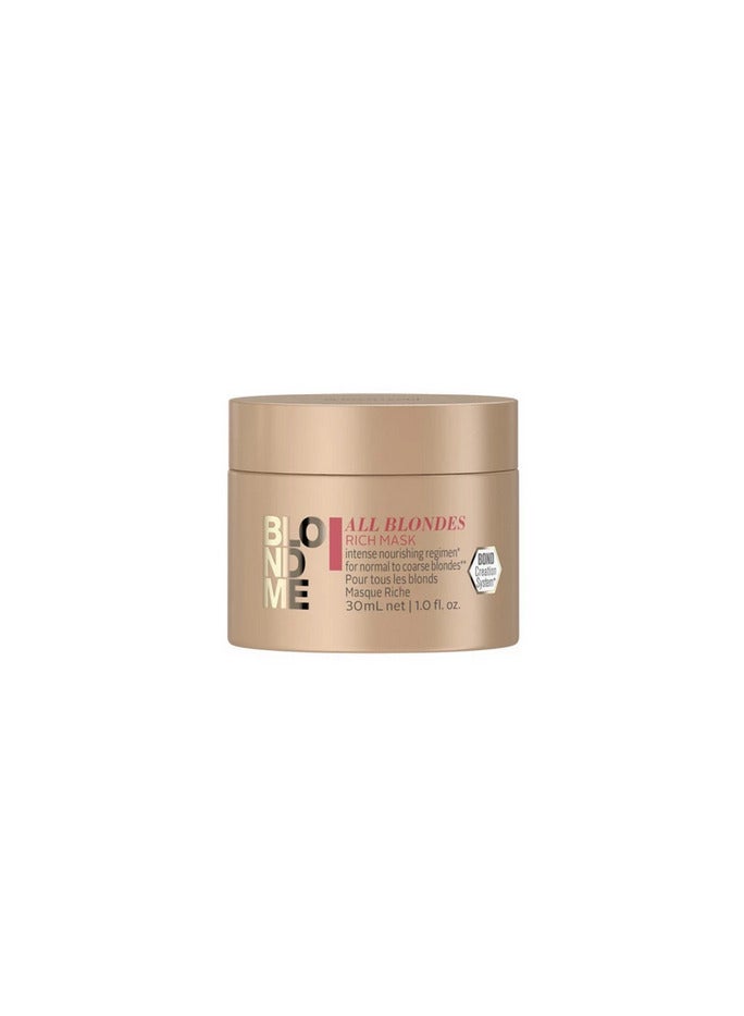 Schwarzkopf Professional BlondME Rich Mask 30ml