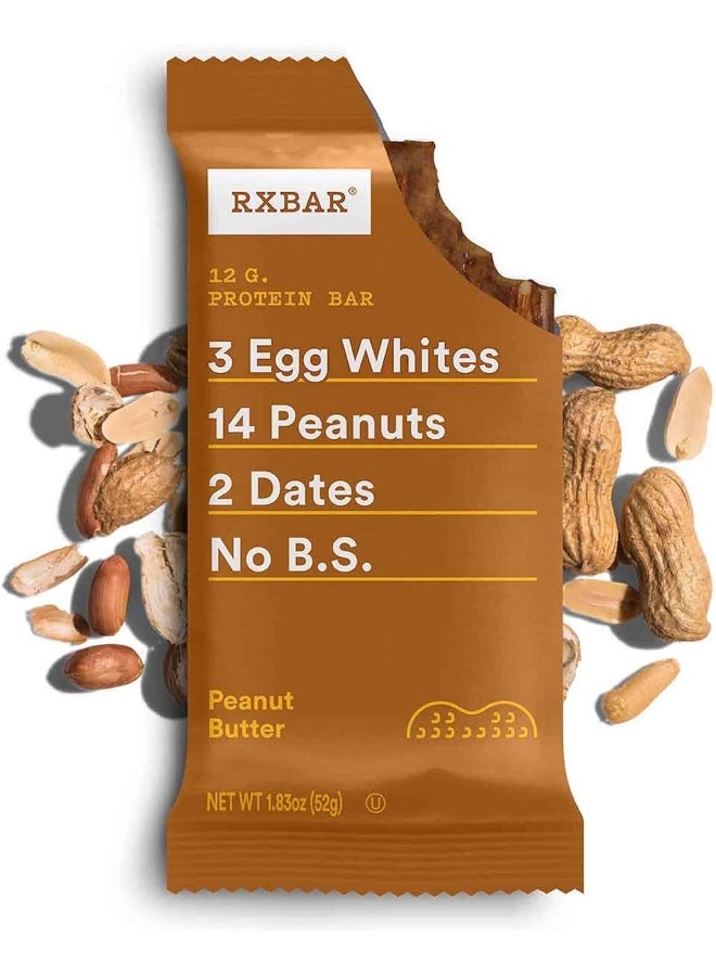 RXBAR Protein Bars, 12g Protein, Gluten Free Snacks, Variety Pack, 22oz Box (12 Bars)
