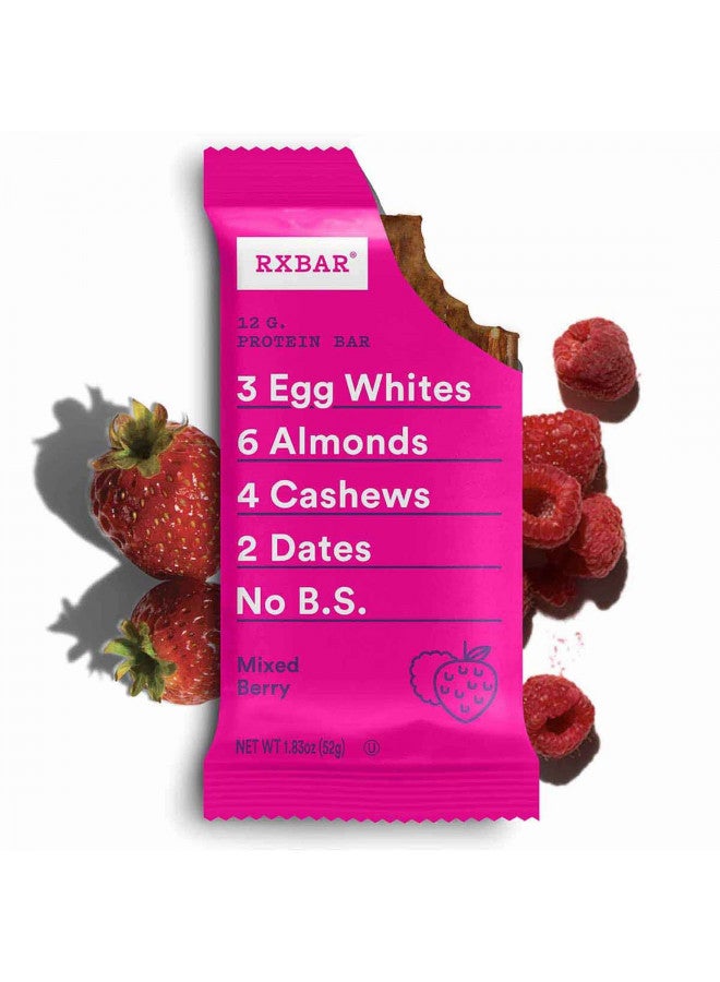 RXBAR Protein Bars, 12g Protein, Gluten Free Snacks, Variety Pack, 22oz Box (12 Bars)