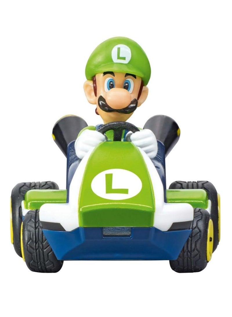 370430003P Mario Kart Mini RC Luigi | Fun Remote Control Racing Car | Perfect Gift for Mario Fans and Kids