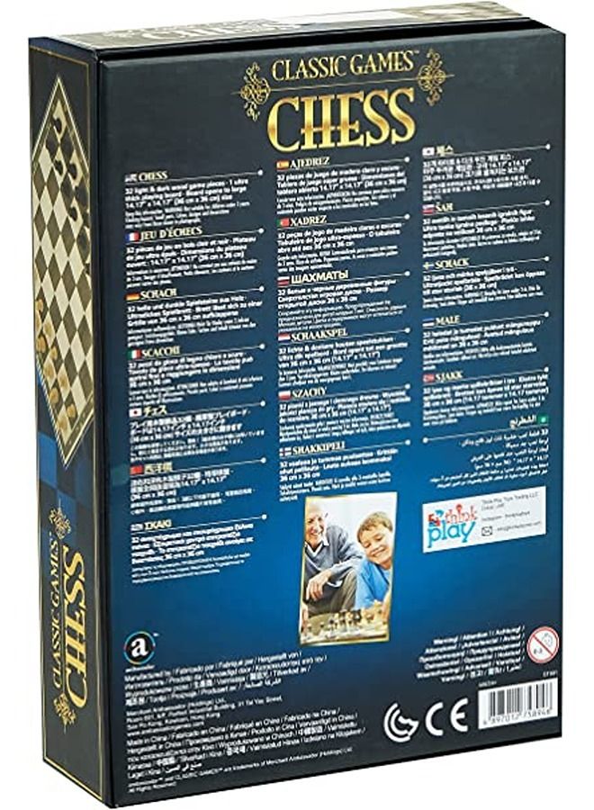 Merchant Ambasador Classic Wood Chess St001 Board Game