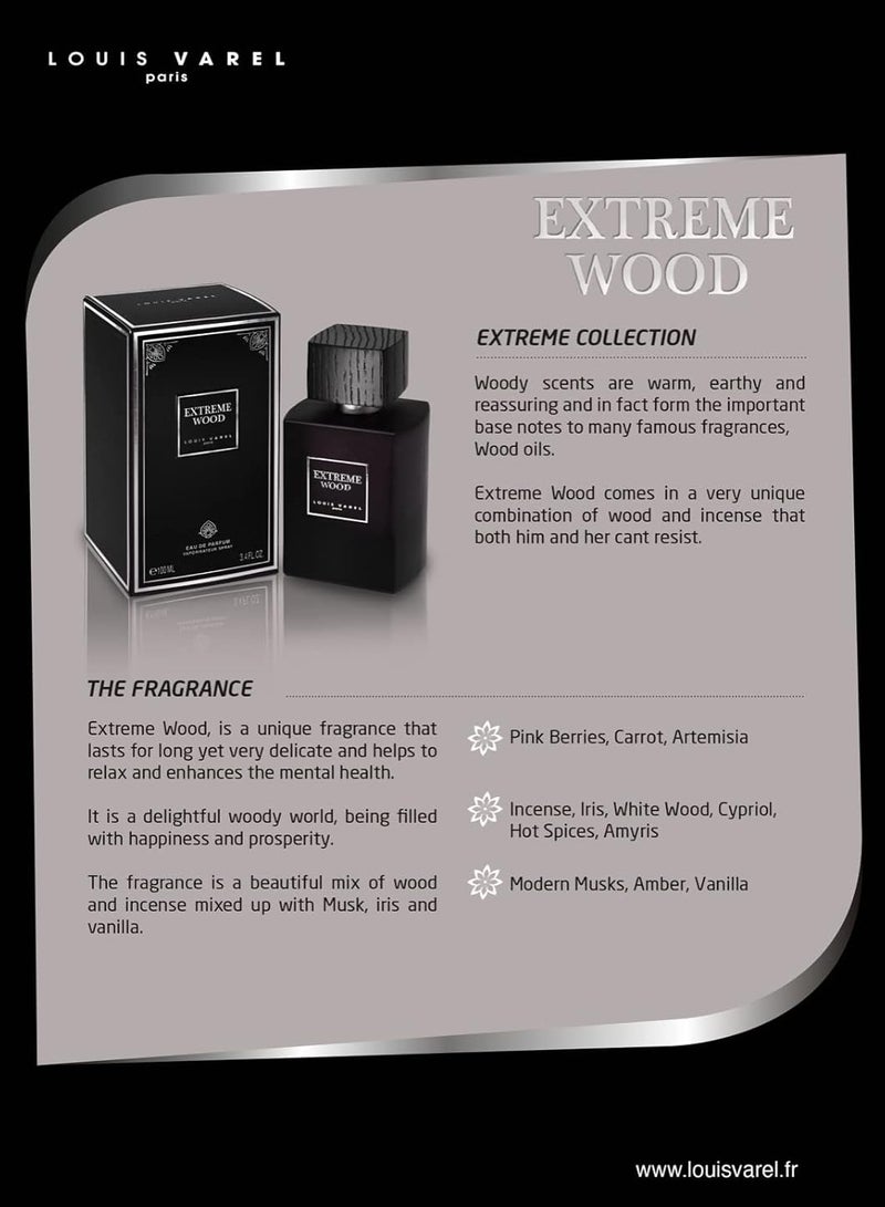 LOUIS VAREL EXTREME WOOD EDP 100ML