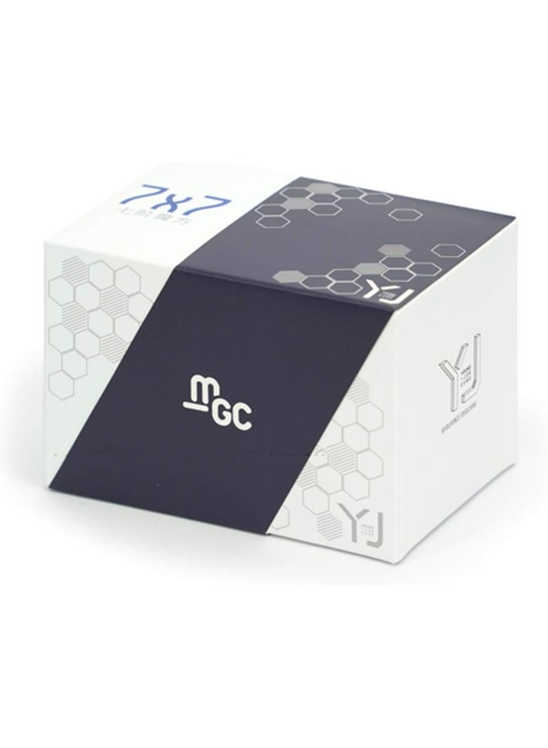 Cuberspeed YJ MGC 7x7 M Stickerless Speed Cube - Magnetic 7x7x7 Cube Puzzle Key Features: