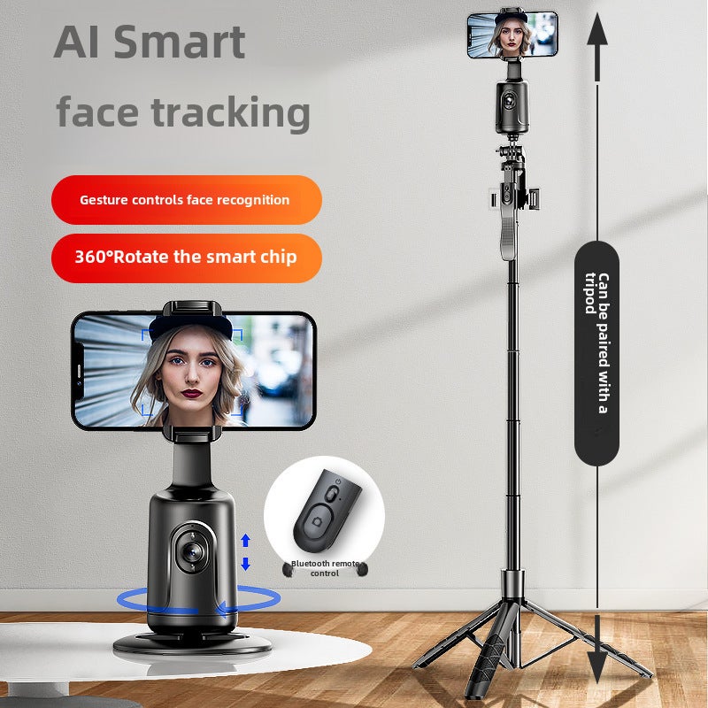 AI Face Recognition 360° Smartphone GimbalP01 black + L16 Black P01 black + L16 Black