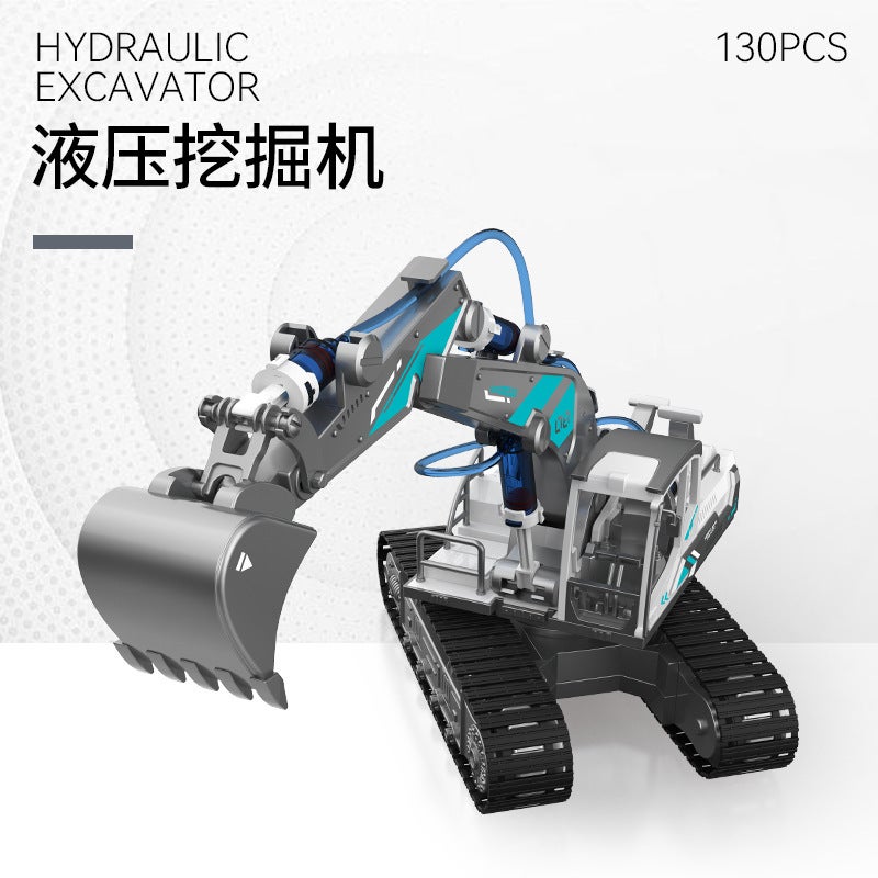 Hydraulic Mechanical Engineering Vehicle Construction Toy Set for Kids STEMHydraulic Power-Excavator Hydraulic Power-Excavator