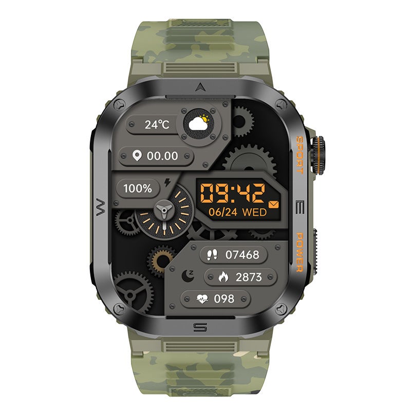 New MT39 Smart Bracelet Fitness TrackerCamouflage green Camouflage green