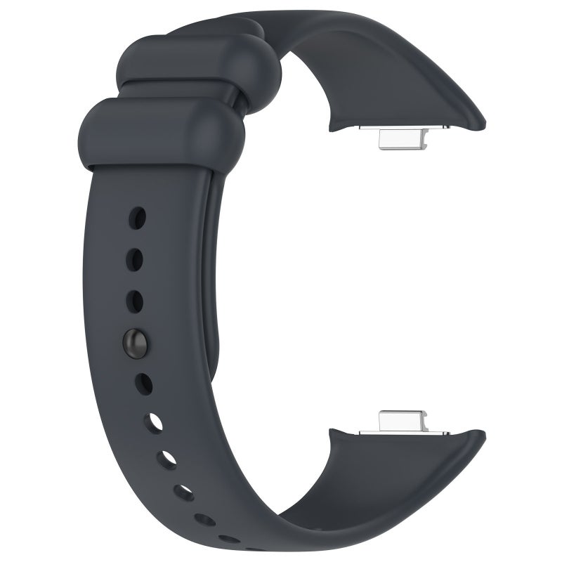 Silicone Strap for Redmi Watch 4 Mi Band 8 ProPlatinum steel gray Platinum steel gray