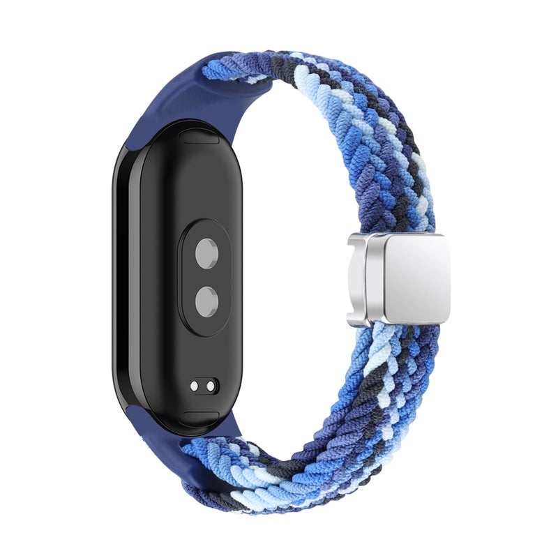 Xiaomi Band 8 Nylon Loop Bracelet Strap14# colorful blue 14# colorful blue