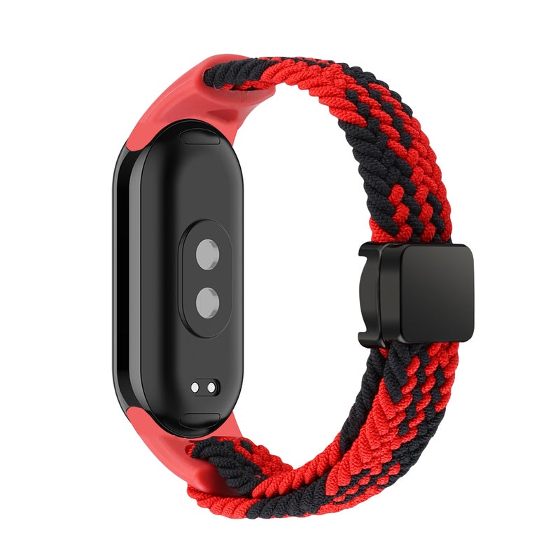 Xiaomi Band 8 Nylon Loop Bracelet Strap10# red and black 10# red and black