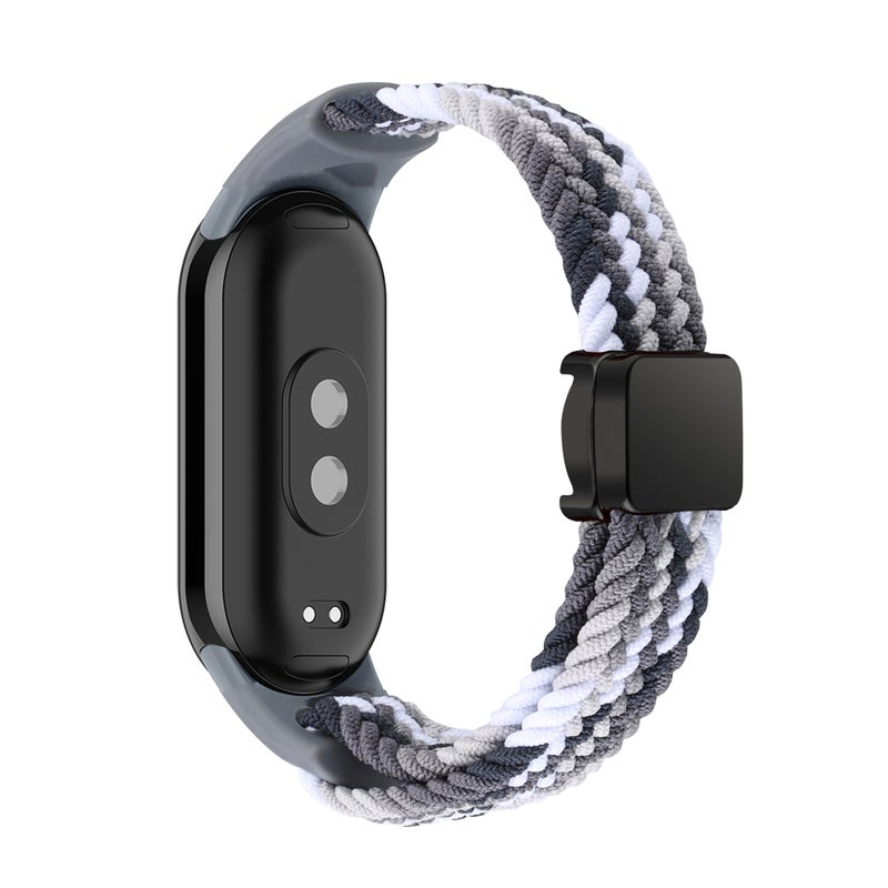 Xiaomi Band 8 Nylon Loop Bracelet Strap12# Colorful Black 12# Colorful Black