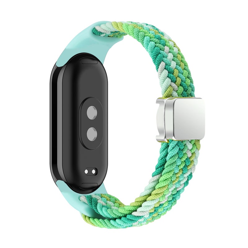 Xiaomi Band 8 Nylon Loop Bracelet Strap13# colorful Green 13# colorful Green