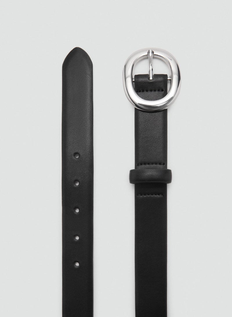 Rounded Buckle Belt