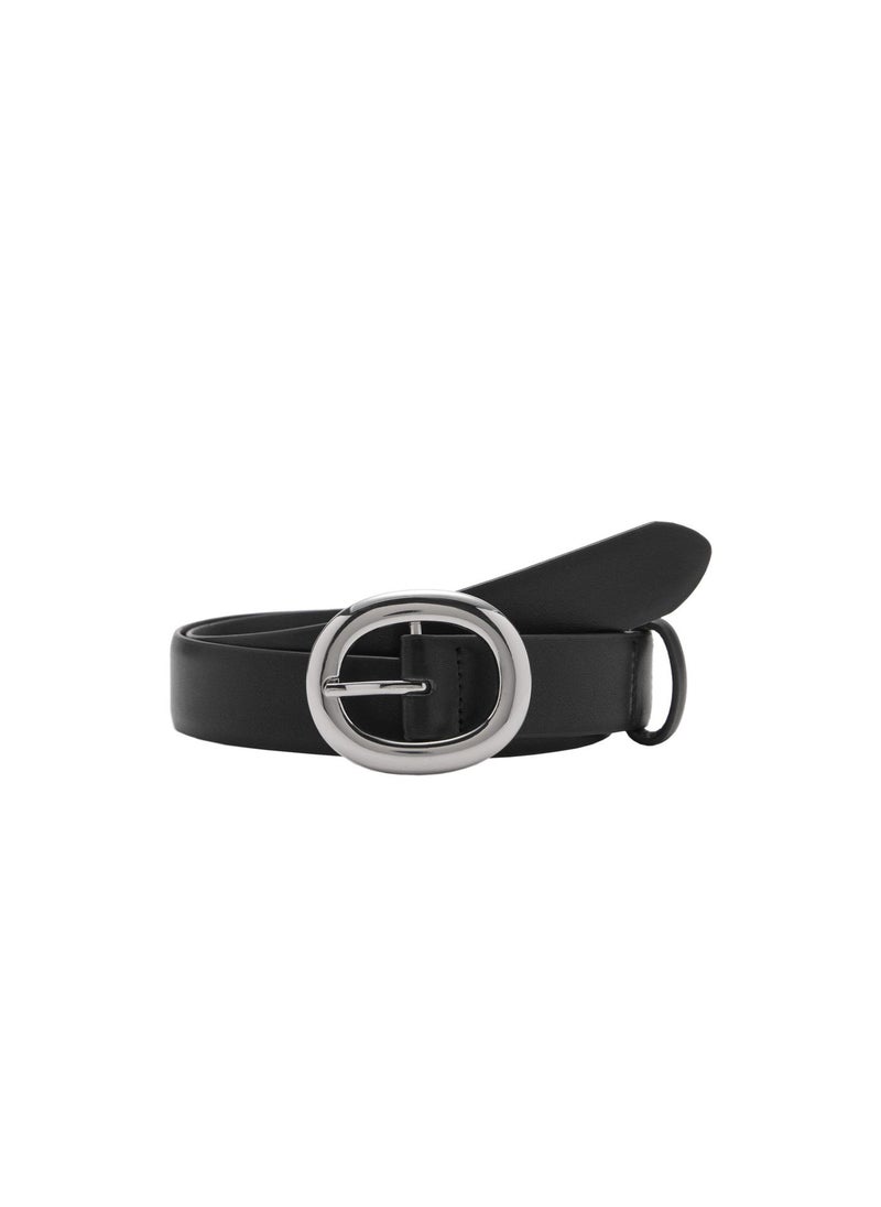 Rounded Buckle Belt