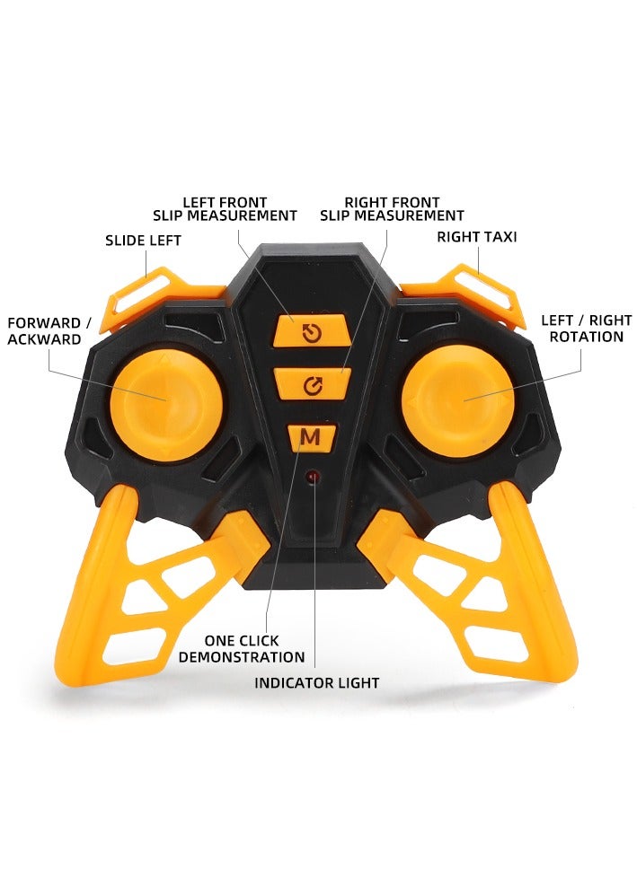 Lightning Remote Control Car, Cool Light, Double Sided Drift, Wall Climbing, Dual-Mode & Watch Control, 4x4 Off-Road Tail Flick RC Stunt Vehicle, High Speed, 360° Rotating & Flipping, Off-Road Electric Race Toy, Rechargeable Drifting Car for Kids Ages 6+