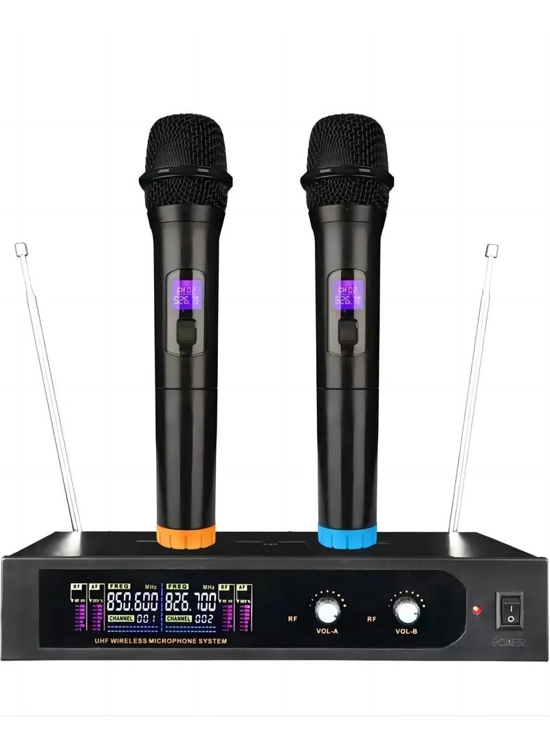 Professional  Wireless Microphone System Handheld Karaoke Recording Party Stage Performance Singing Mic Hot Sale