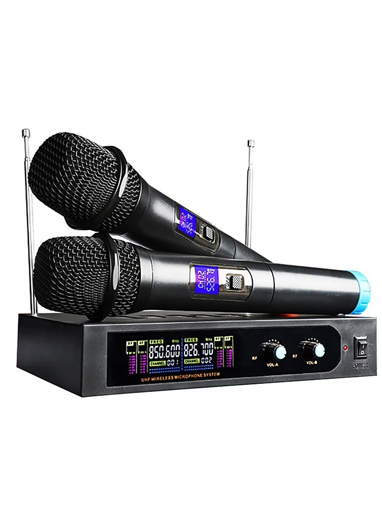 Professional  Wireless Microphone System Handheld Karaoke Recording Party Stage Performance Singing Mic Hot Sale