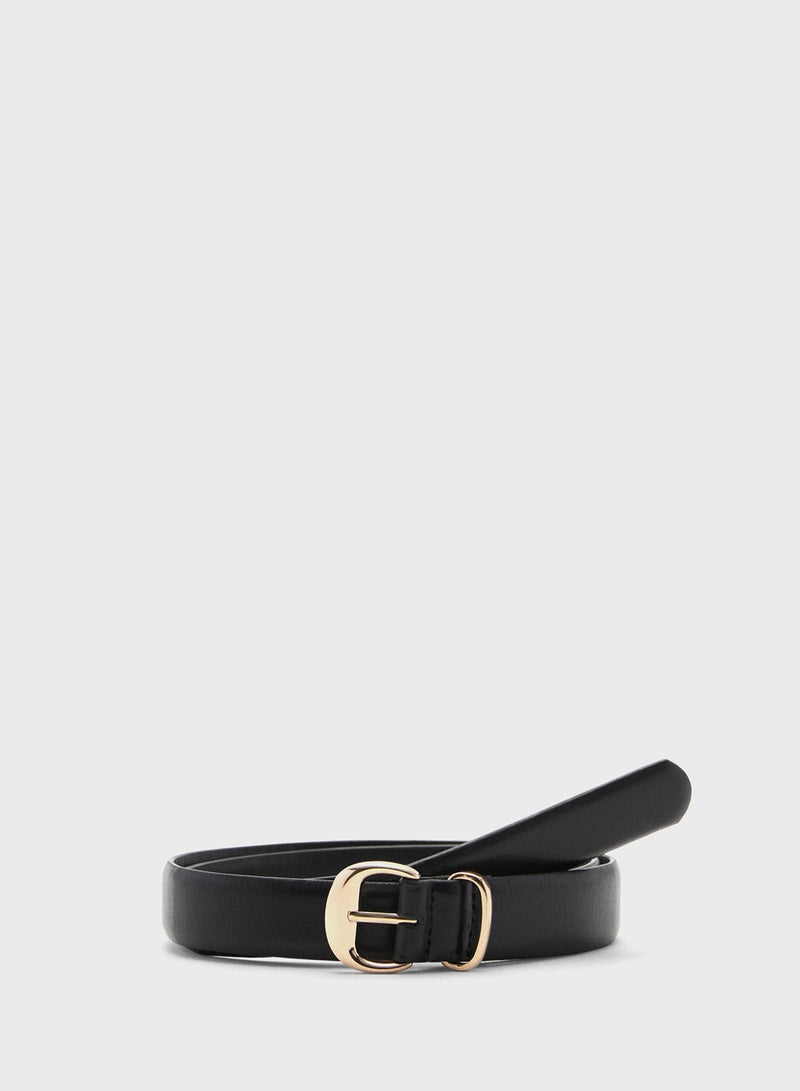 Buckle Leather Belt