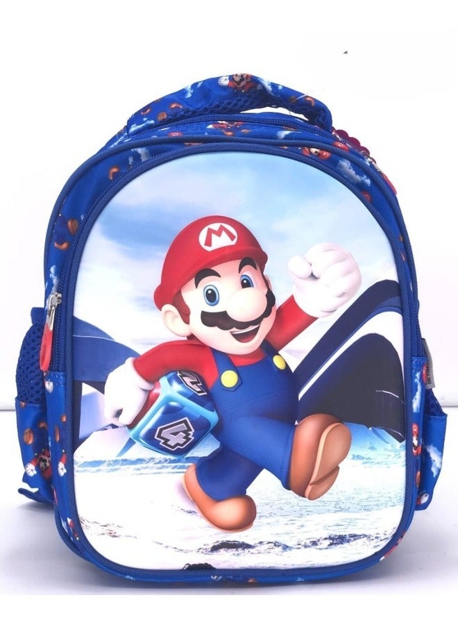 Backpack 10-inch School Bag with Adjustable Straps Cartoon Character Design Lightweight & Durable Perfect for School & Travel