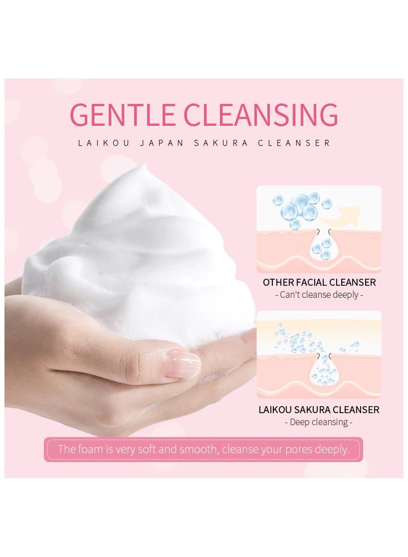 Cleanser Face Wash Japan Sakura 100g ( 3 Packs )
