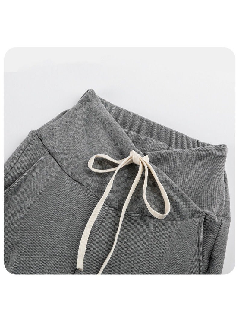 New Style Non-Belly Support Casual Wide-Leg Maternity Pants