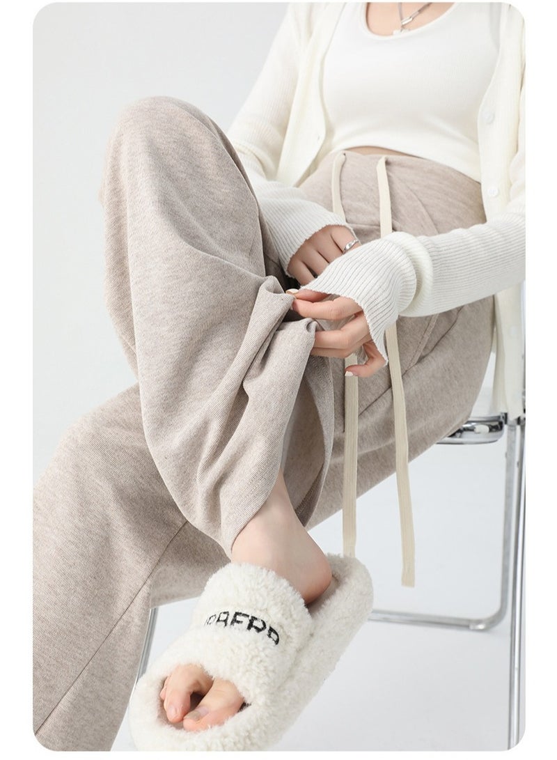 New Style Non-Belly Support Casual Wide-Leg Maternity Pants
