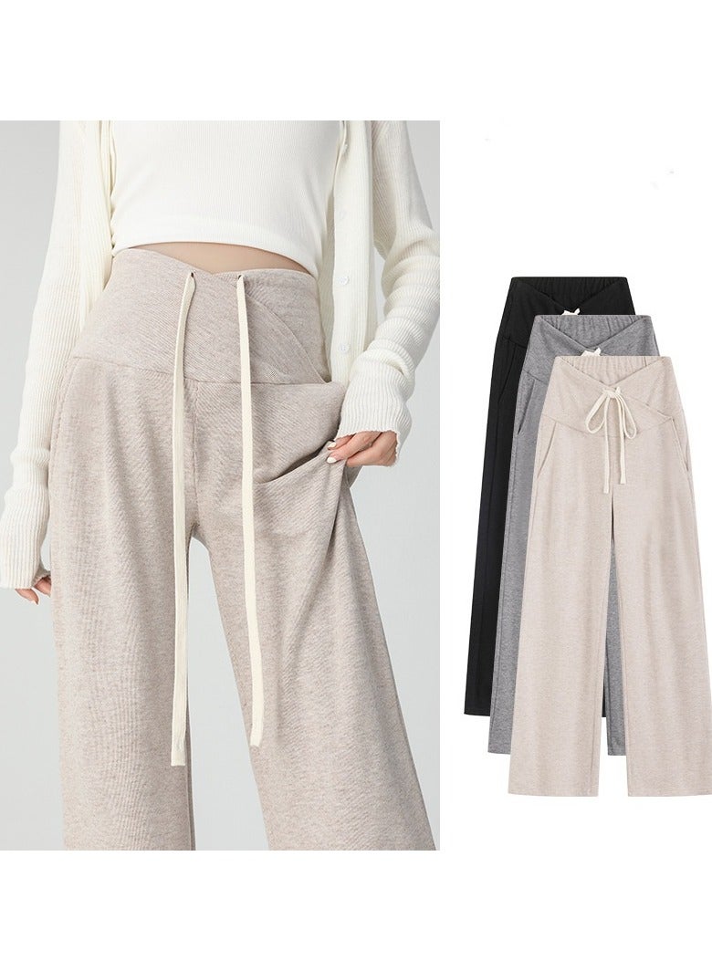 New Style Non-Belly Support Casual Wide-Leg Maternity Pants