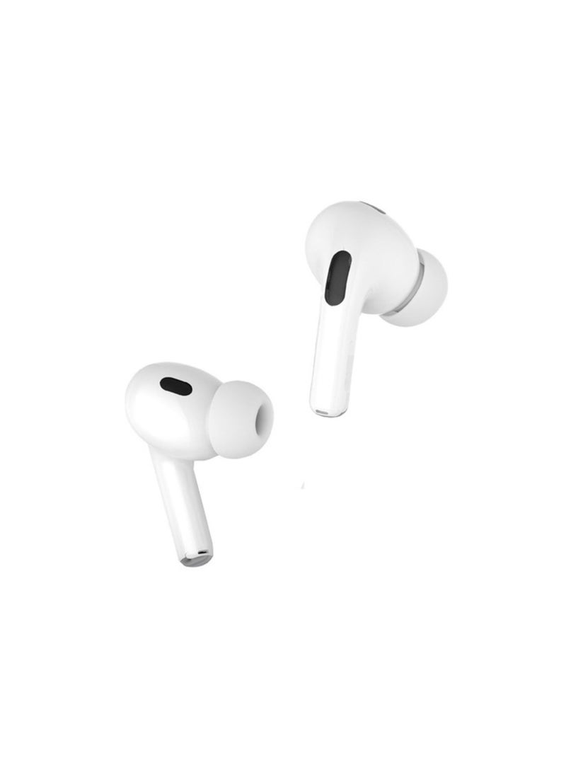 Blue Earbuds Pro2 Touch Display - ANC + ENC_White