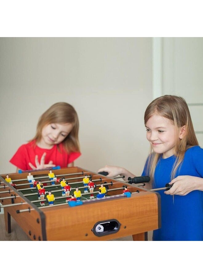 Football Tabletop Games, Table Football Toy for Kids Adults Hand Soccer Table Set Tabletop Indoor foosball Wooden Top Mini Game Portable Soccer Table (69*37*22.5CM)