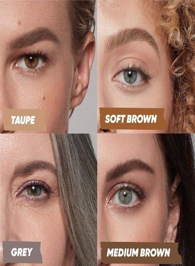 Kosas Air Brow Tinted Clean Volumizing Eyebrow Gel 3.7g - Grey - Grey Full, Fluffy & Defined Brows